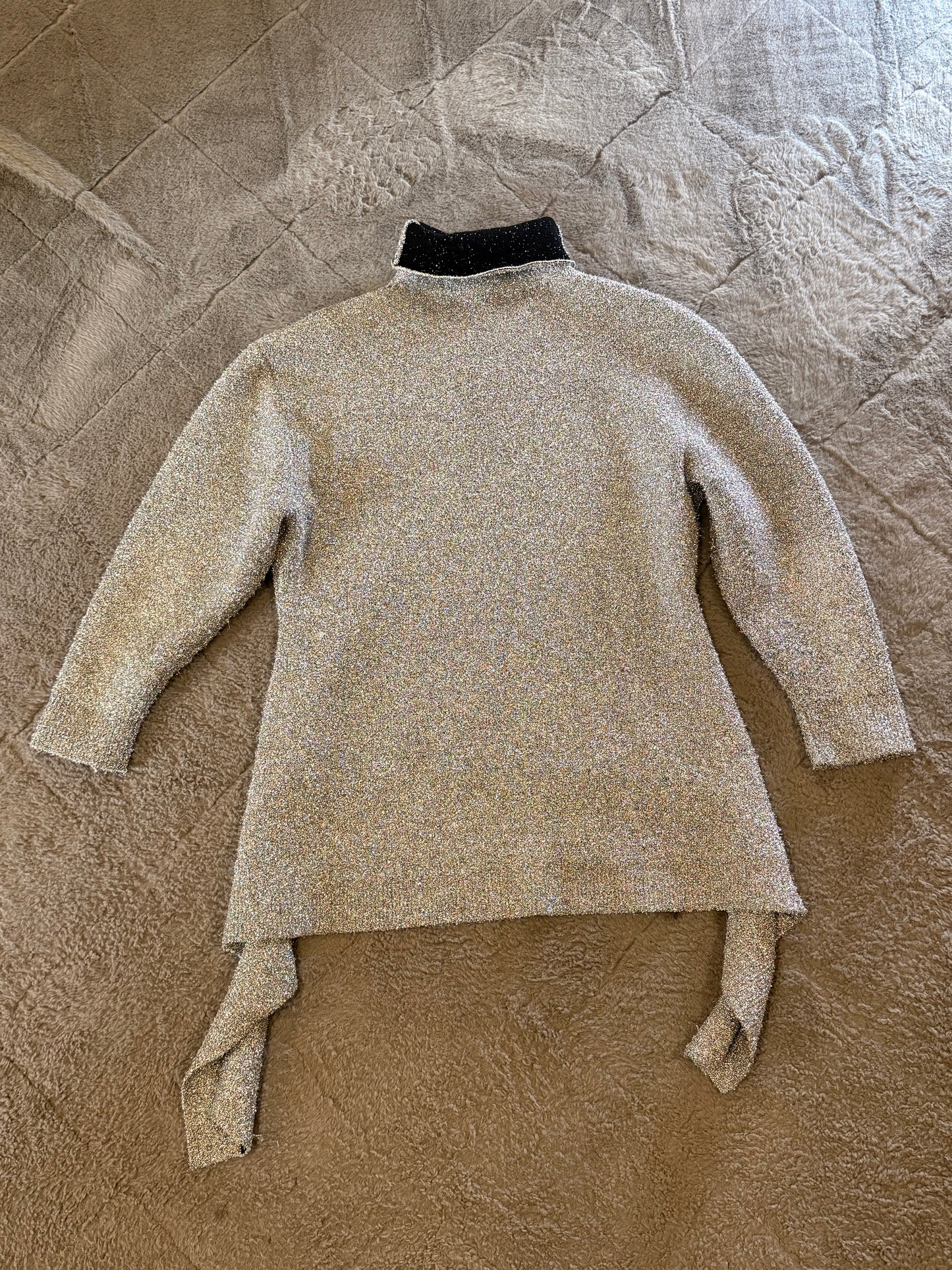 Balenciaga Metallic Turtleneck
