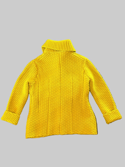 Bottega Veneta Chunky Knit Cardigan Jacket — Size Small