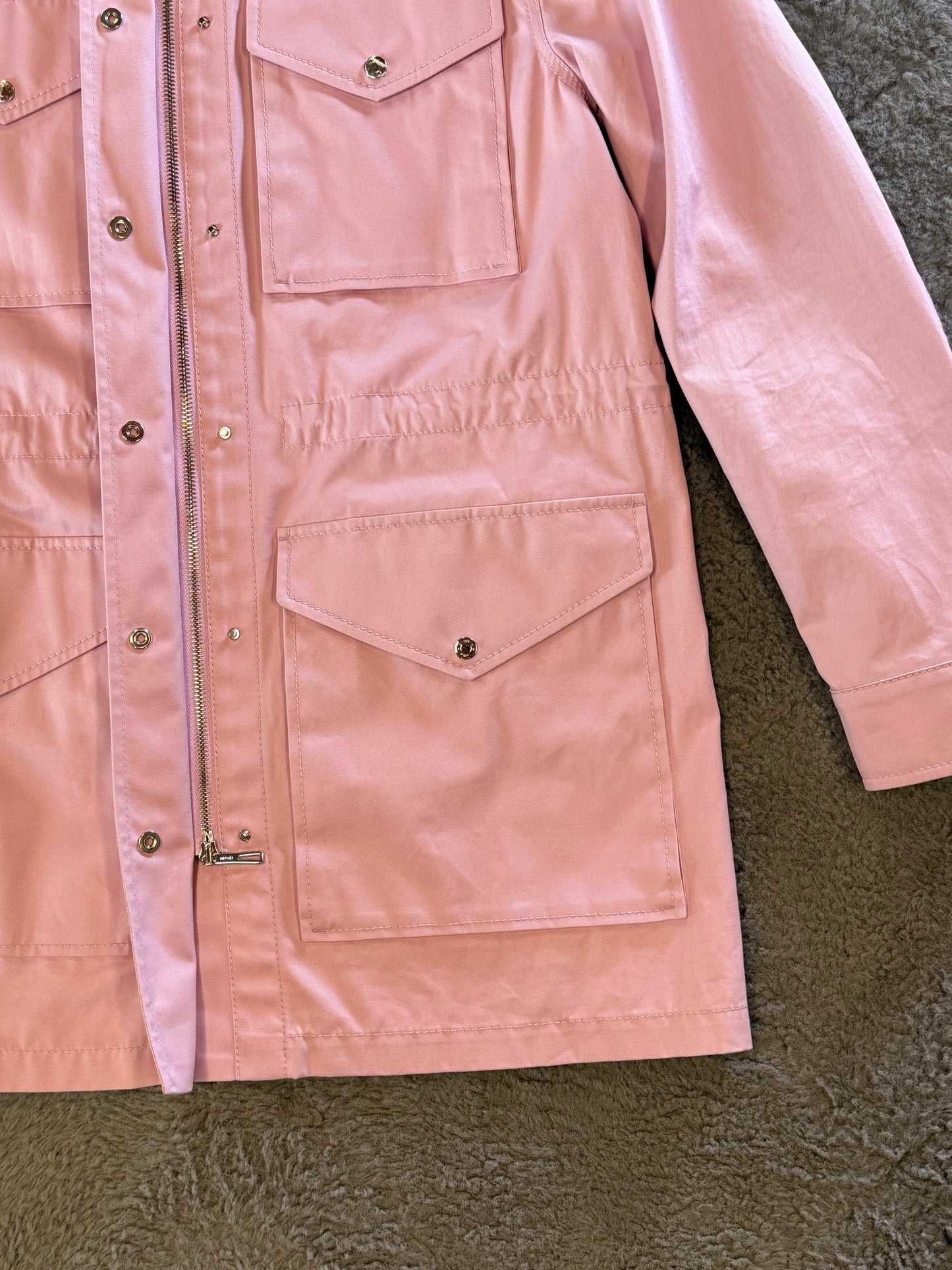 Hermès Pink Cotton Utility Jacket
