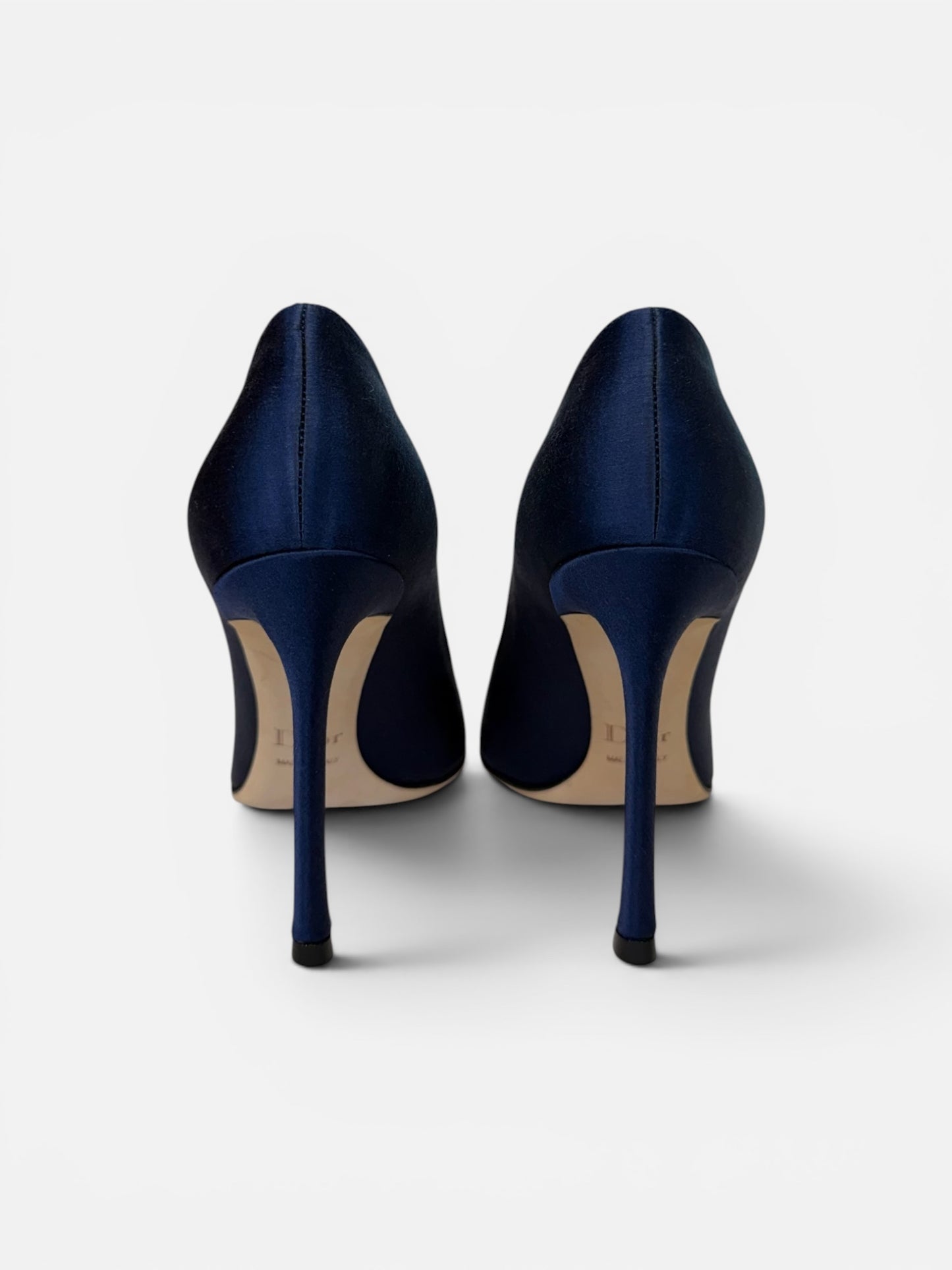 Christian Dior Satin Embellished Pump
