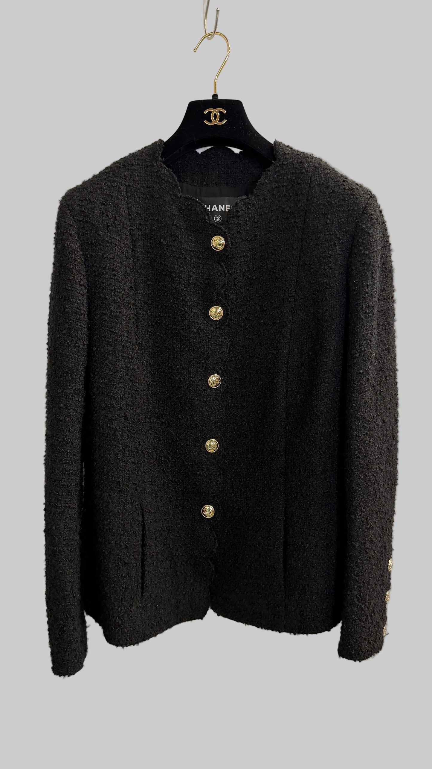 Chanel Black Tweed Jacket