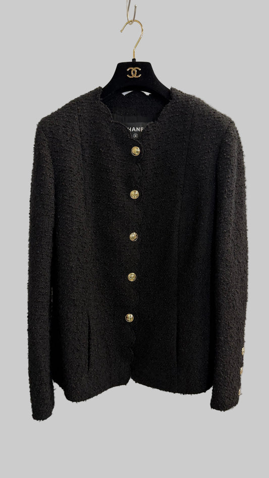 Chanel Black Tweed Jacket