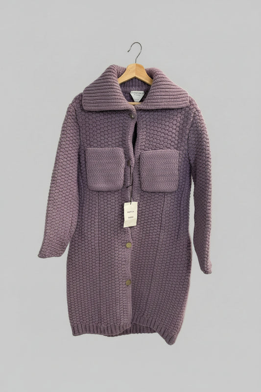Bottega Veneta Chunky Knit Longline Cardigan — Pre Spring 2021